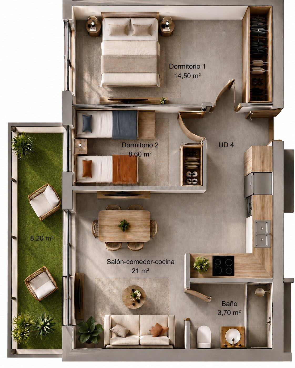 Inversión Resort Llaveros en Mano | Apartamentos de 1 y 2 Do - foto 4