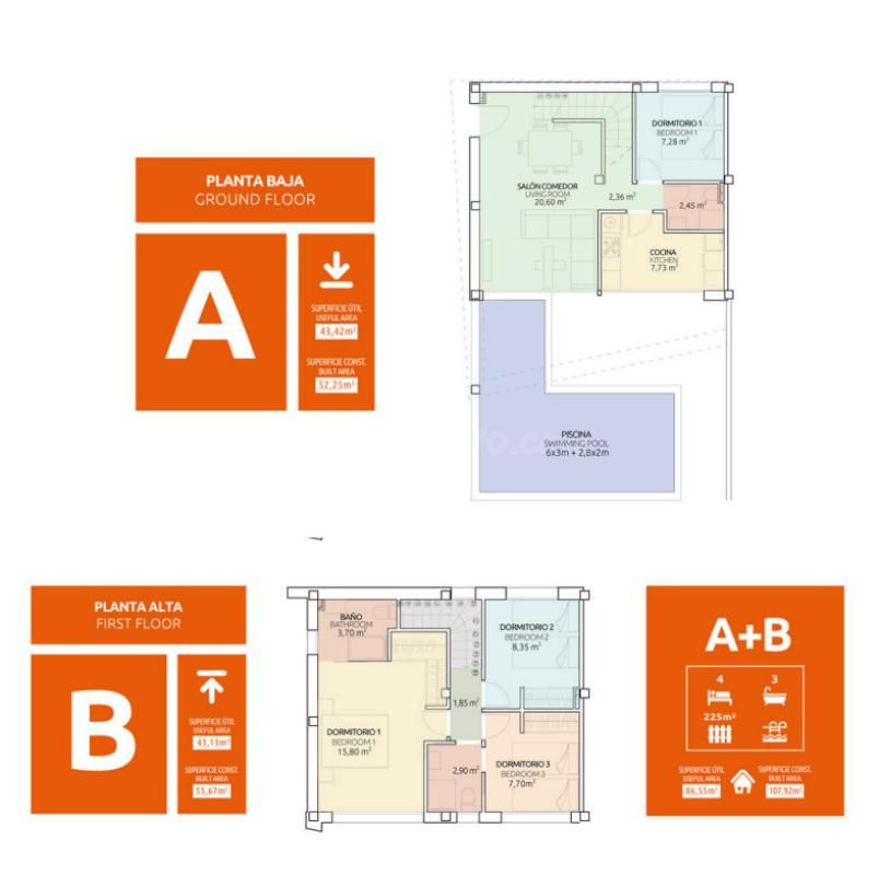 Adosado 3 habitaciones 107m² en venta - Avda. mediterraneo - foto 4