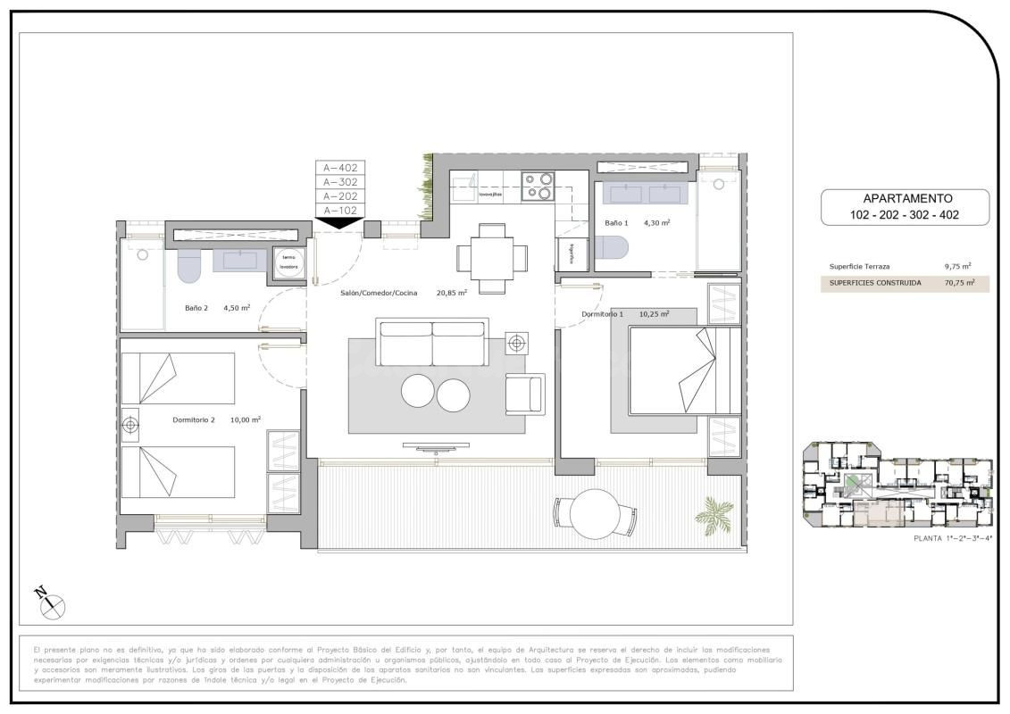 Apartamento 2 habitaciones 70m² en venta - Los Cuarteros - foto 4