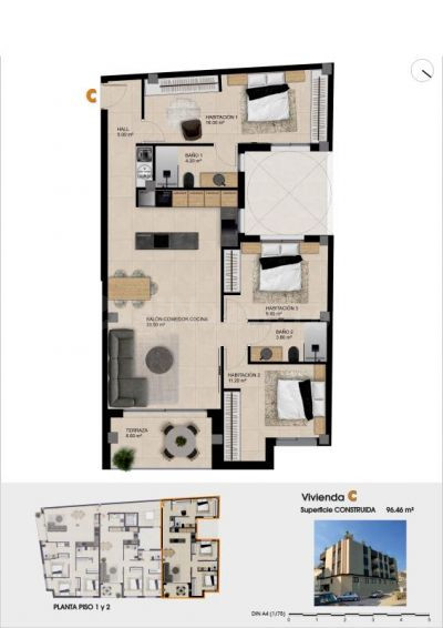 Apartamento 2 habitaciones 84m² en venta - Comunidad valenci - foto 3