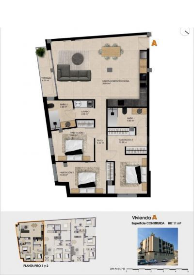 Apartamento 2 habitaciones 84m² en venta - Comunidad valenci - foto 5