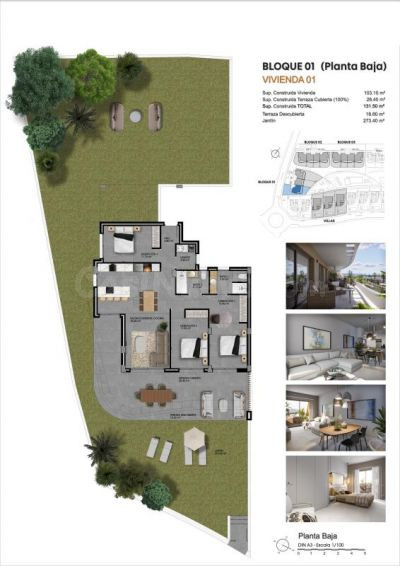 Apartamento 3 habitaciones 103m² en venta - Camporrosso vill - foto 5