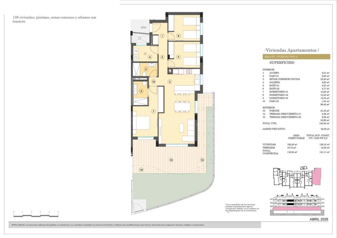 Apartamento 3 habitaciones 106m² en venta - Seascape resort - foto 5