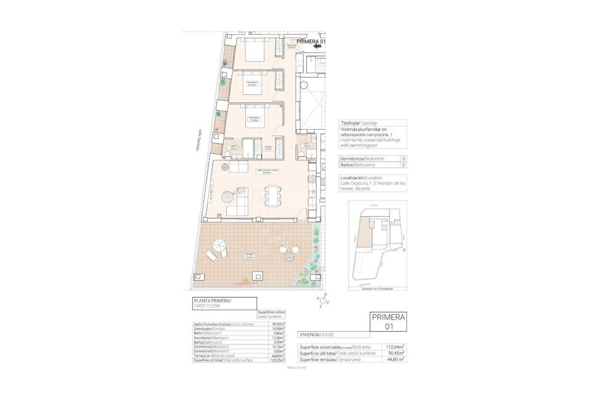 Apartamento 3 habitaciones 126m² en venta - Pueblo 6 - foto 3