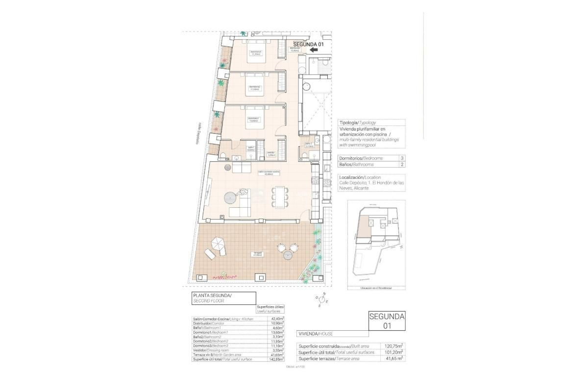 Apartamento 3 habitaciones 126m² en venta - Pueblo 6 - foto 4