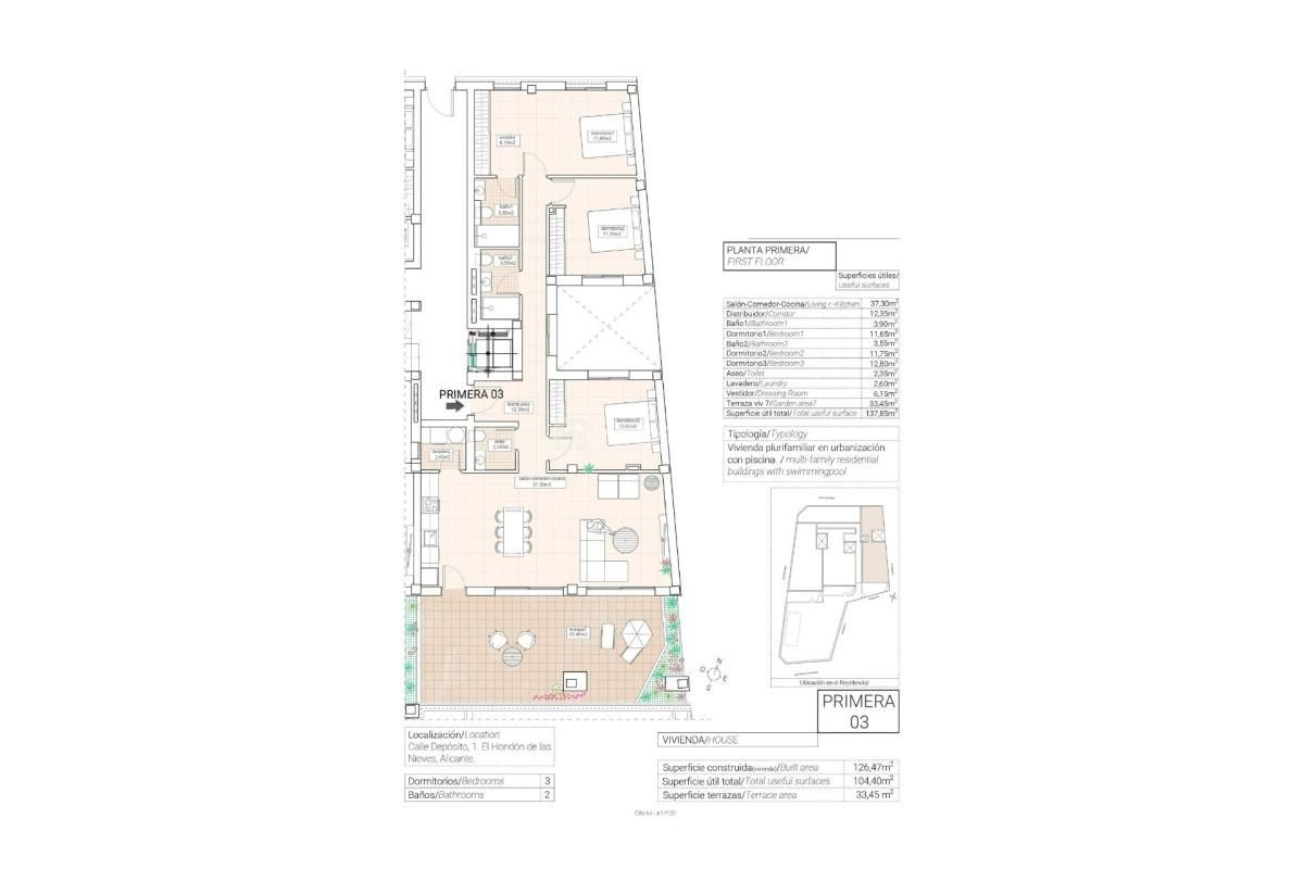Apartamento 3 habitaciones 126m² en venta - Pueblo 6 - foto 5