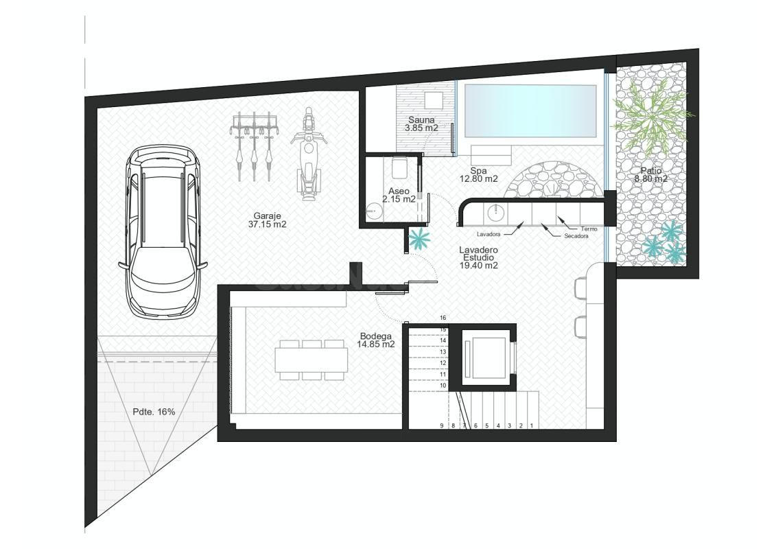 Villa 3 habitaciones 280m² en venta - Cala medina - foto 17