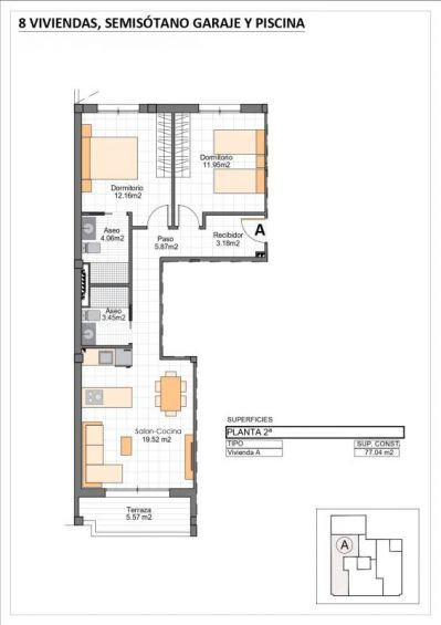 Apartamento 2 habitaciones 61m² en venta - La Aceña - foto 5