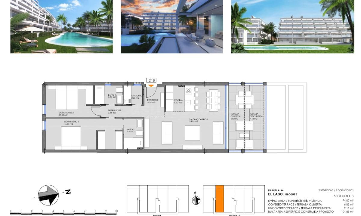 Apartamento 2 habitaciones 93m² en venta - Mar de Cristal - foto 17