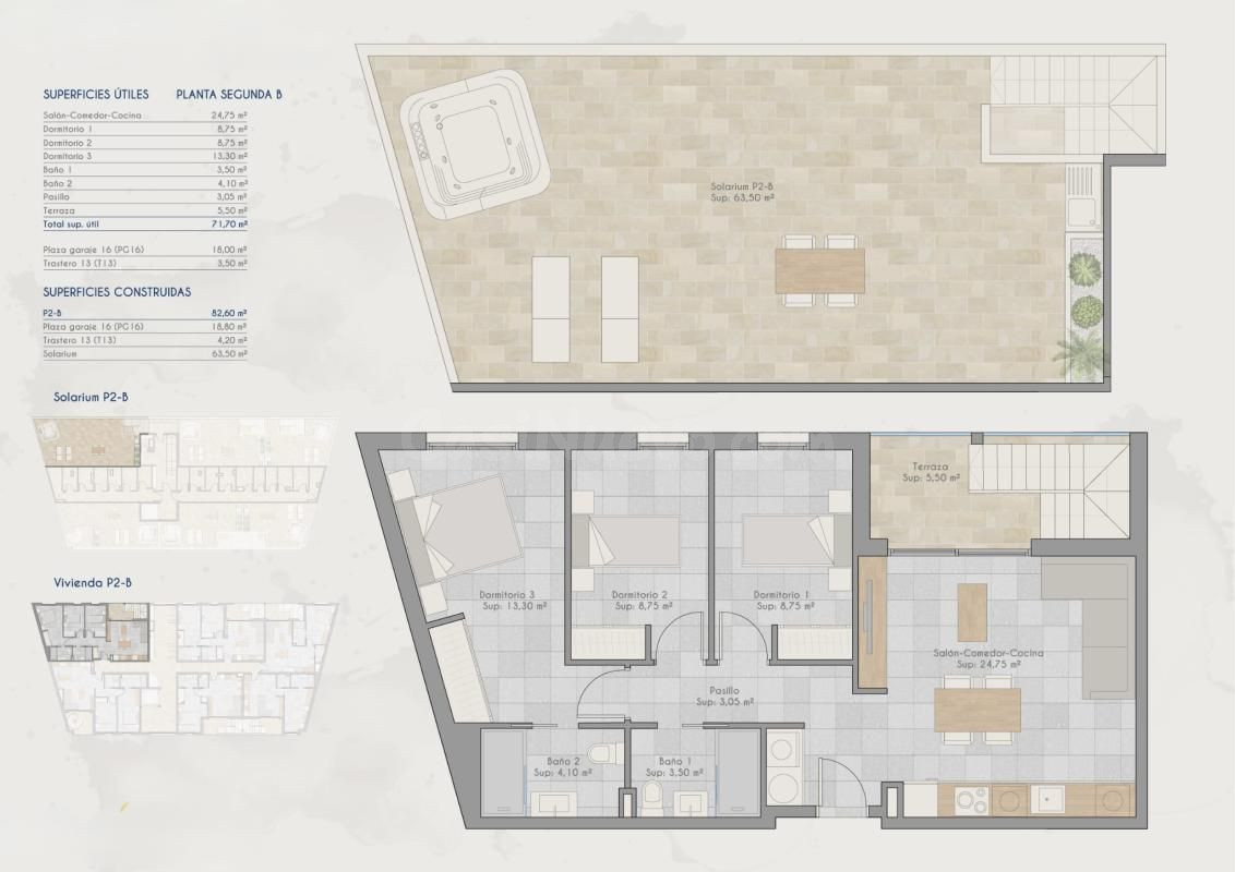 Apartamento 1 habitación 59m² en venta - Lo Pagán - foto 13