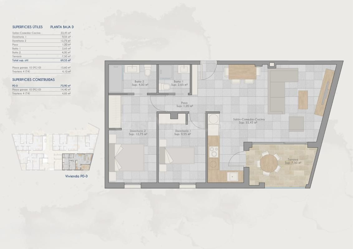 Apartamento 1 habitación 58m² en venta - Lo Pagán - foto 14