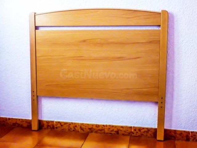 Cabecero cama madera natural 100x90 cm - Zaragoza