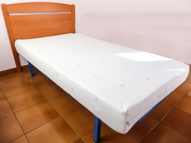 Cabecero cama madera natural 100x90 cm - Zaragoza - foto 5