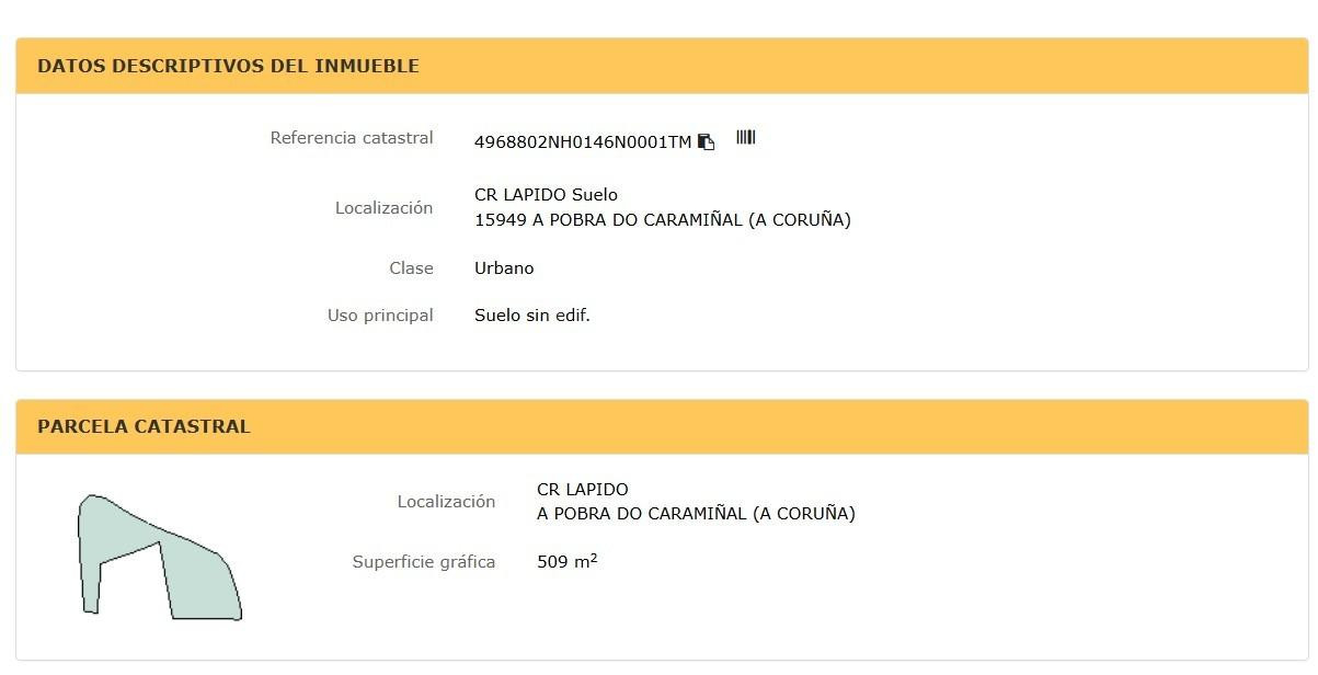 Parcela Urbana en venta en Pobra do Caramiñal - foto 4