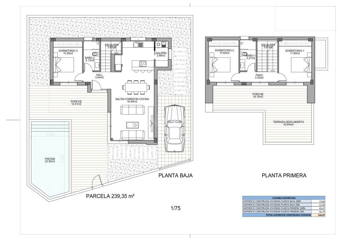 Villa 3 habitaciones 134m² en venta - Pueblo 4 - foto 3