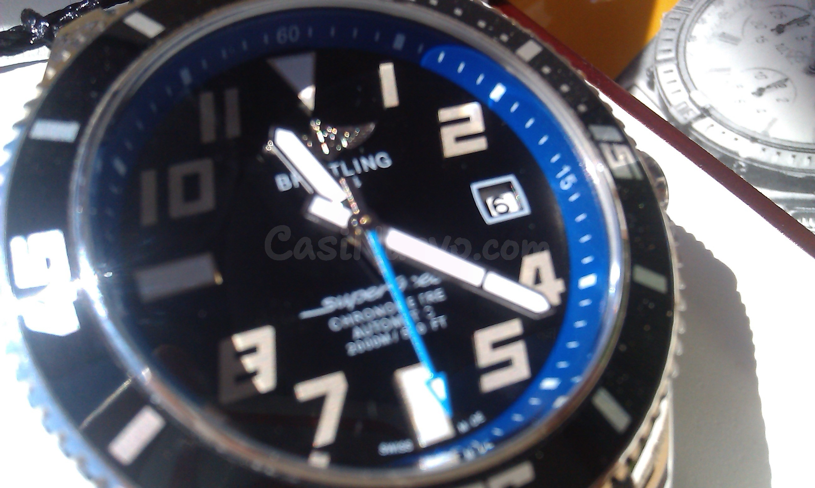Breitling Superocean Abyss 42mm caja pulida bisel cerámico