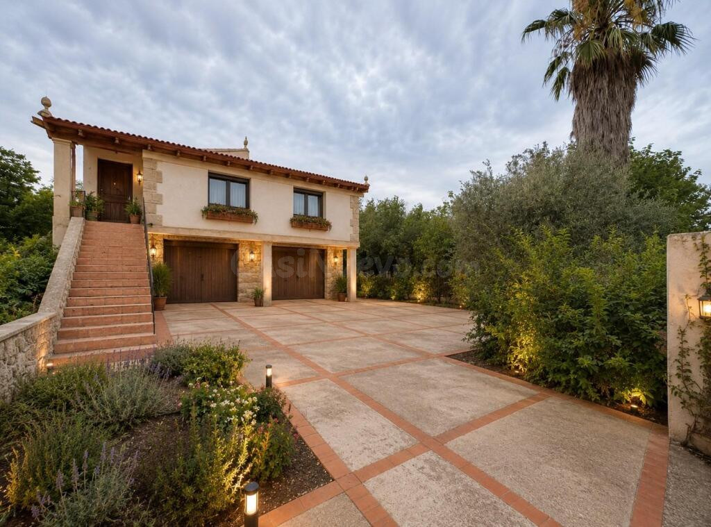 Finca con casa para terminar y nave en Jesús