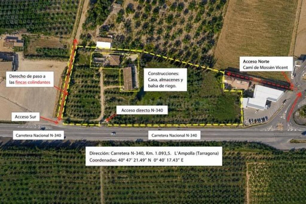 Finca estratégica con uso residencial y comercial en primera línea de la N-340