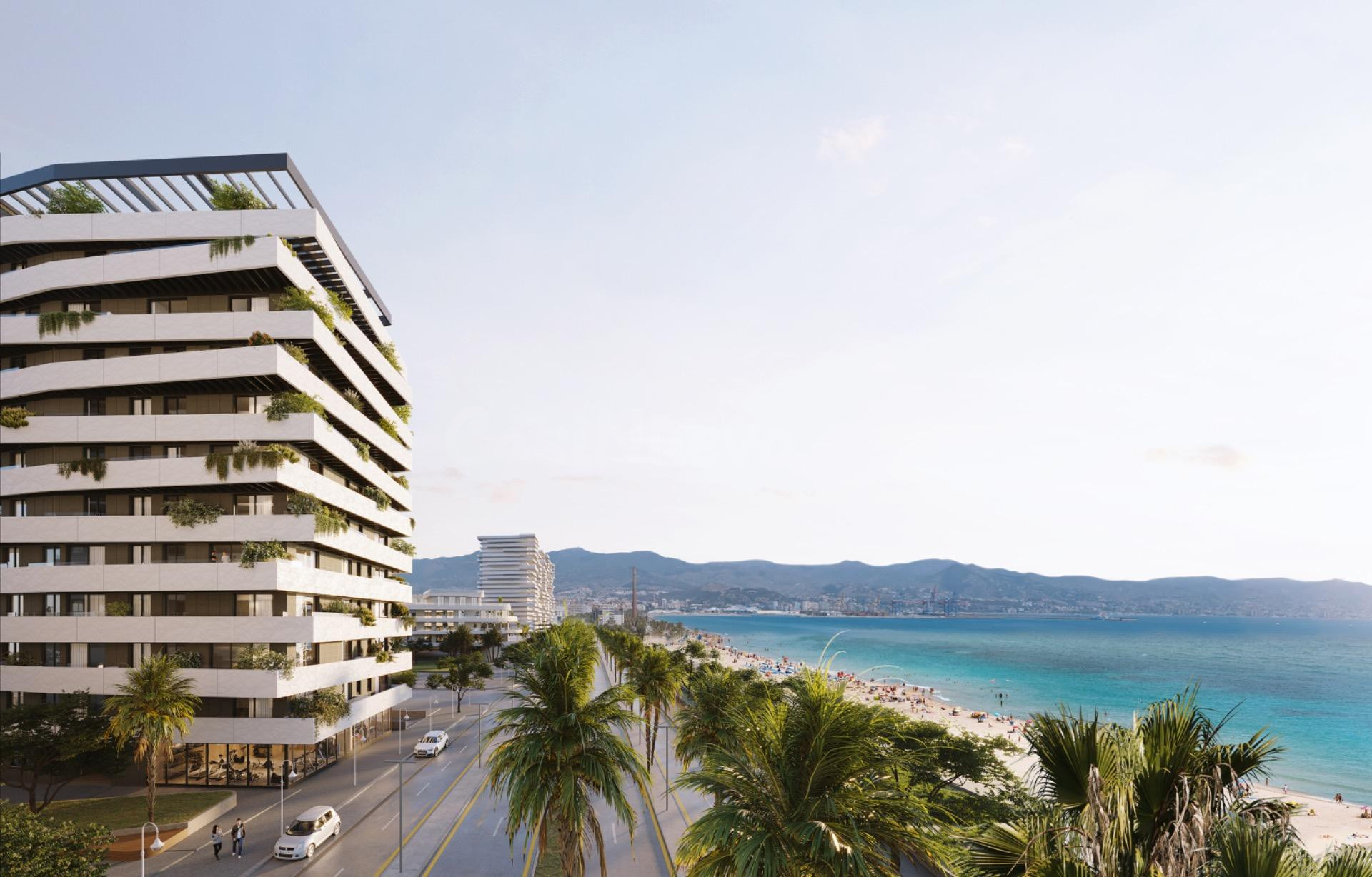 APARTAMENTO EN 1ª LÍNEA DE PLAYA EN CALLE PACÍFICO MÁLAGA - foto 2