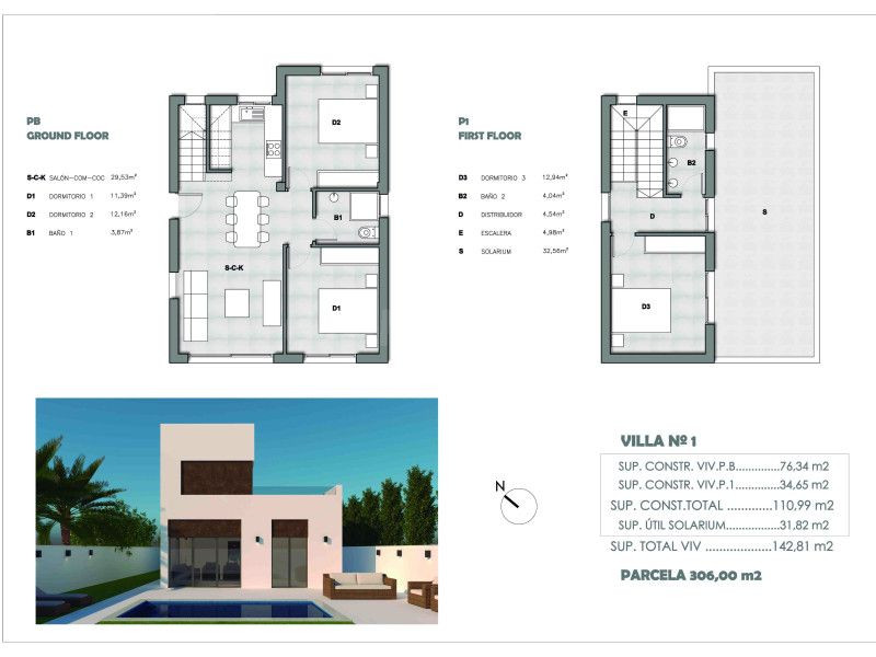 Villa 3 habitaciones 102m² en venta - Lo Marabú - foto 3