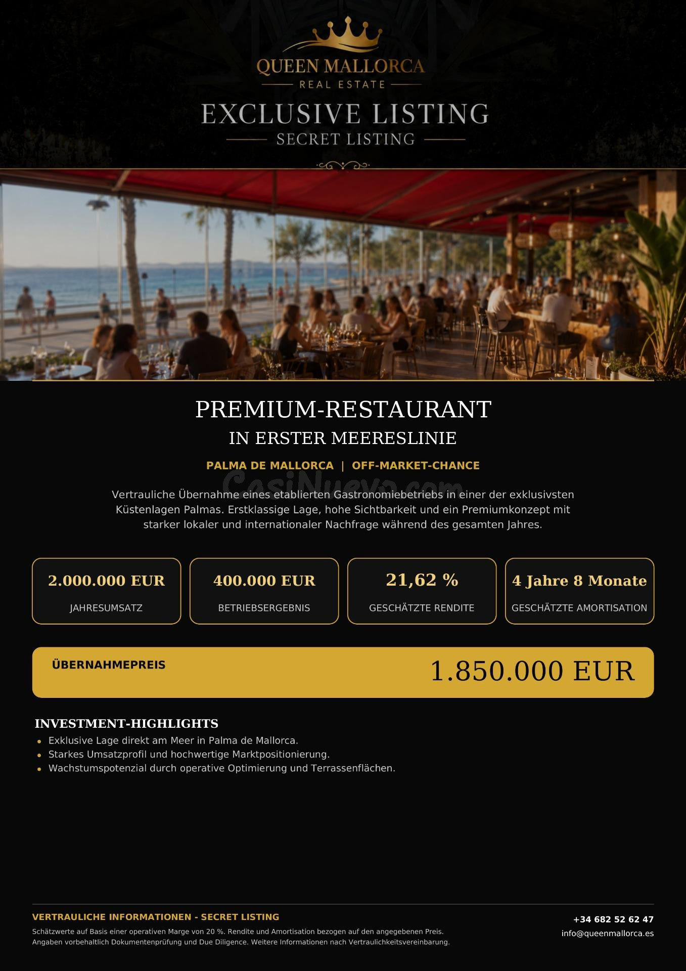 EXCLUSIVO OFF-MARKET | Restaurante en traspaso en primera lí - foto 2