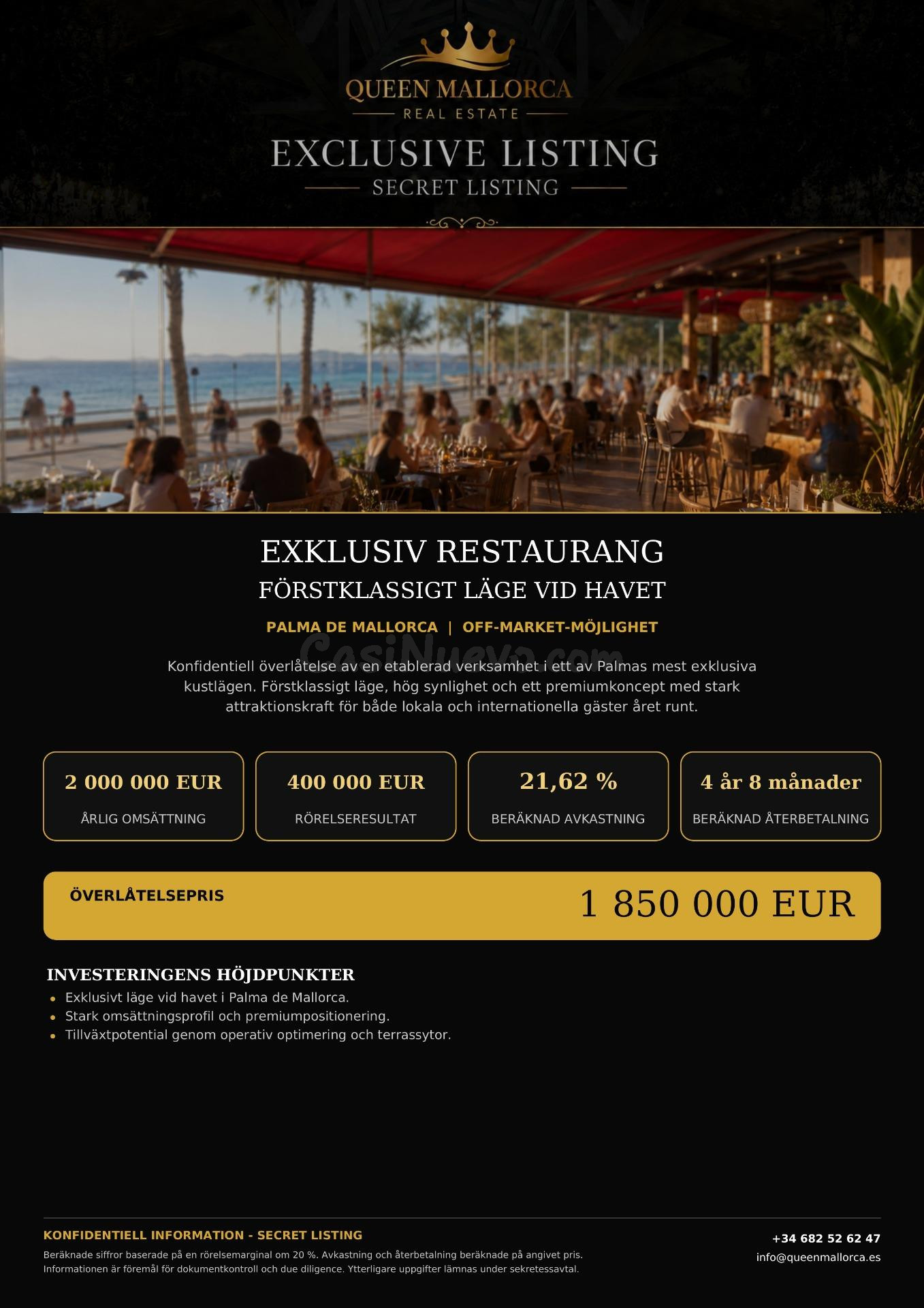 EXCLUSIVO OFF-MARKET | Restaurante en traspaso en primera lí - foto 3