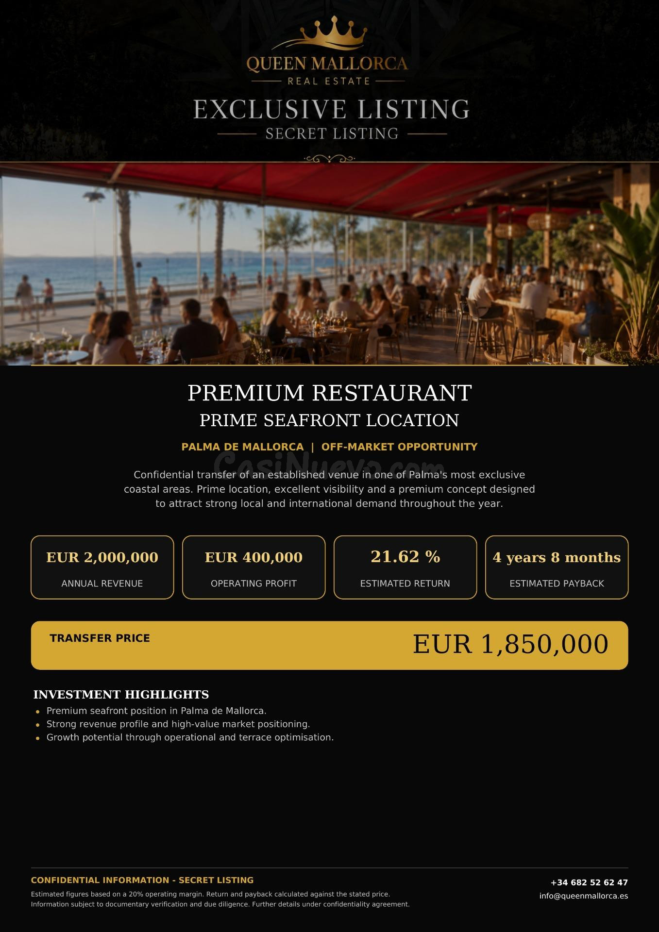 EXCLUSIVO OFF-MARKET | Restaurante en traspaso en primera lí - foto 5