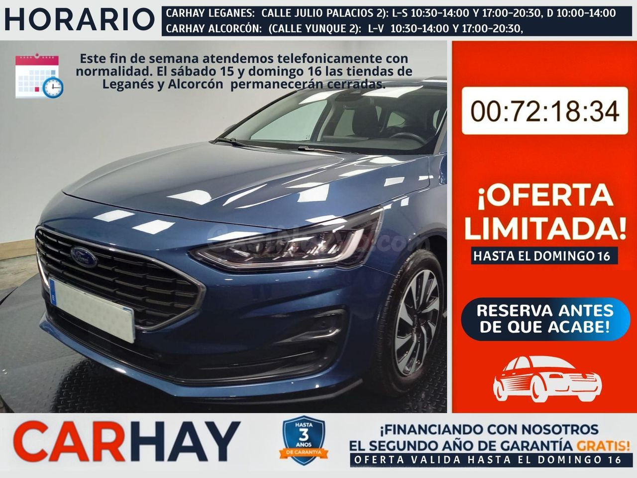FORD FOCUS BREAK 1.0 FLEXI MHEV 125 TITANI X BUSIN