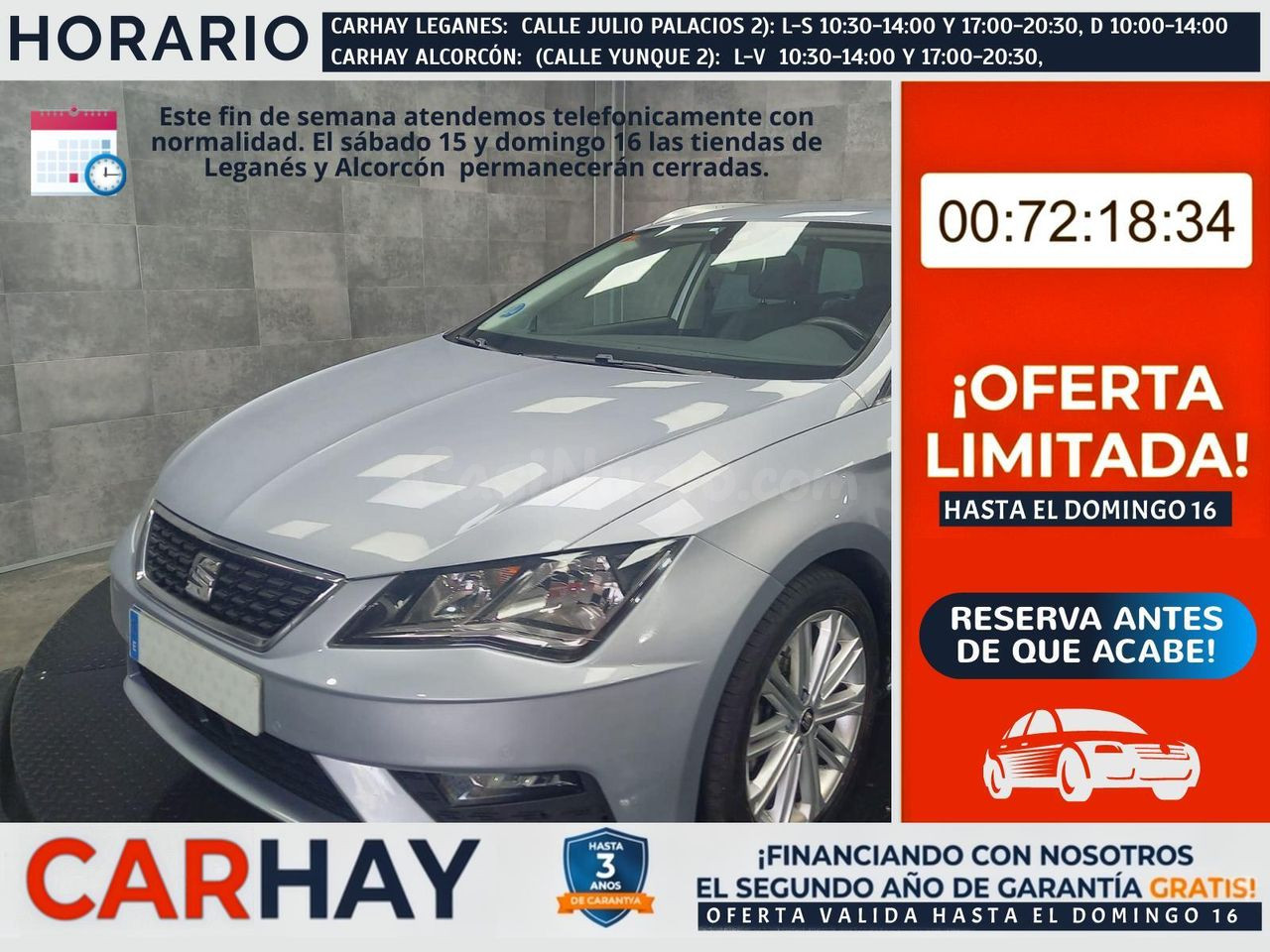 SEAT LEON ST 1.5 TGI 96kW S&S Xcellence