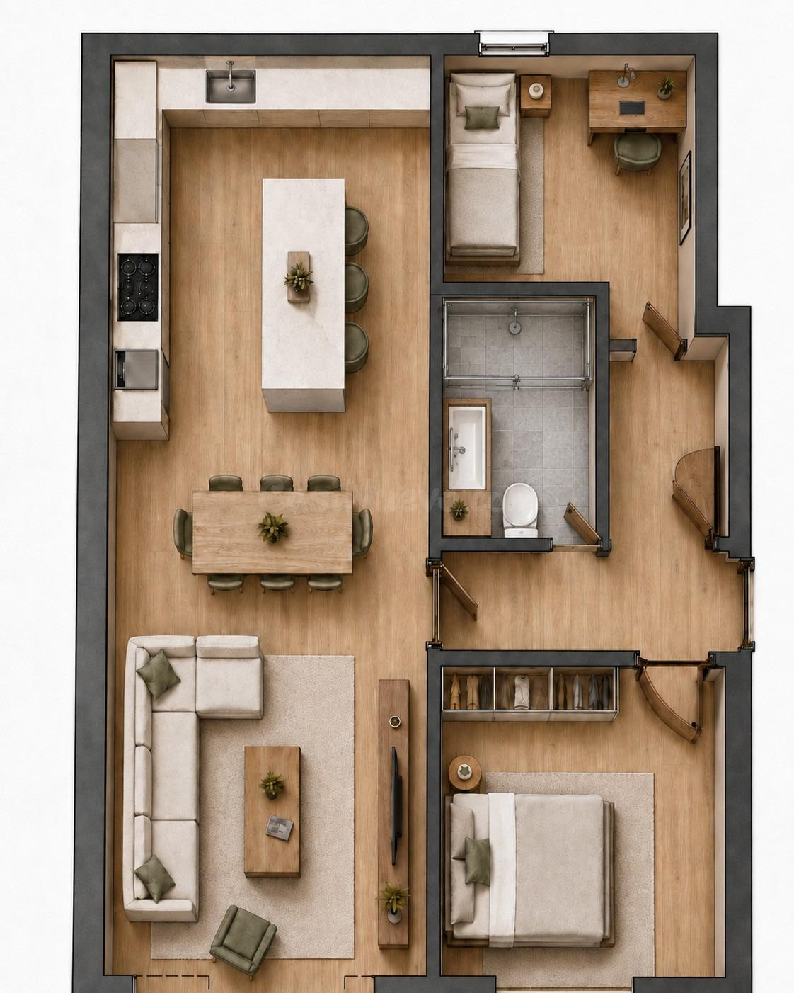 Vivienda en construcción en Mazarrón