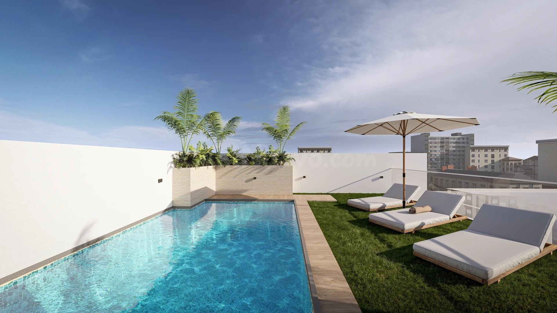 Estudios y apartamentos de nueva construcción en el centro de Torrevieja, cerca de la playa