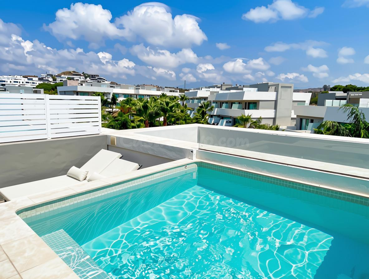 Moderna Casa Adosada con Jacuzzi y Solárium en La Cala de Mi