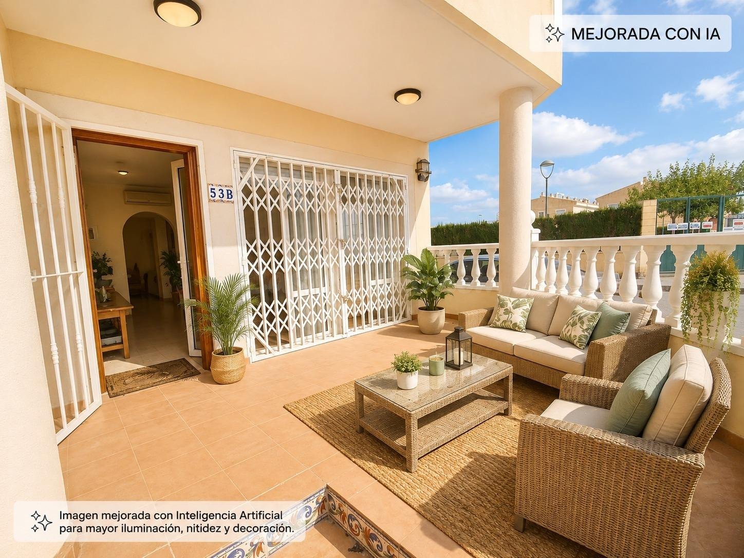 Estupendo apartamento en planta baja en Los Palacios- Formentera del Segura