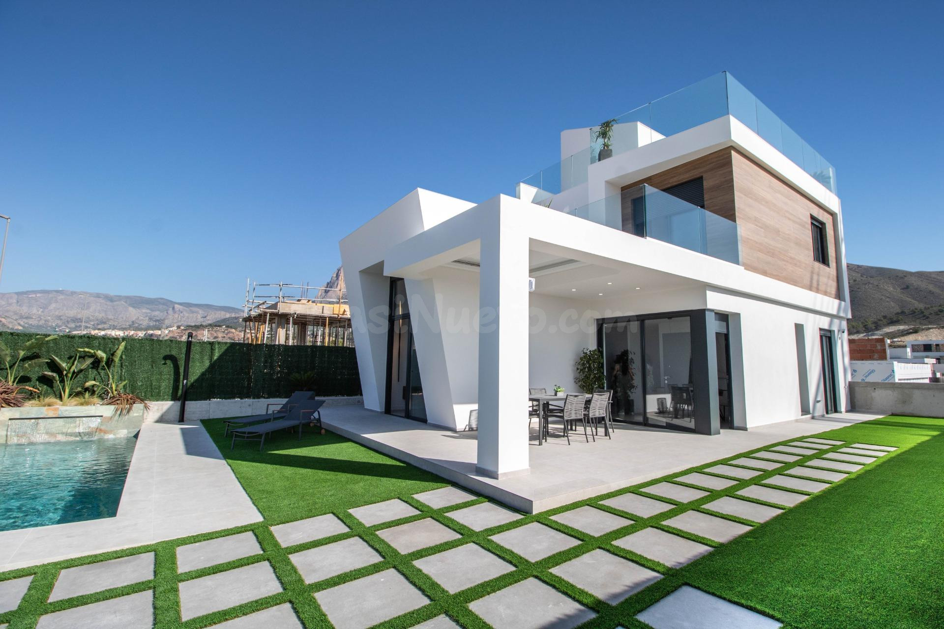 Villa de obra nueva en Finestrat