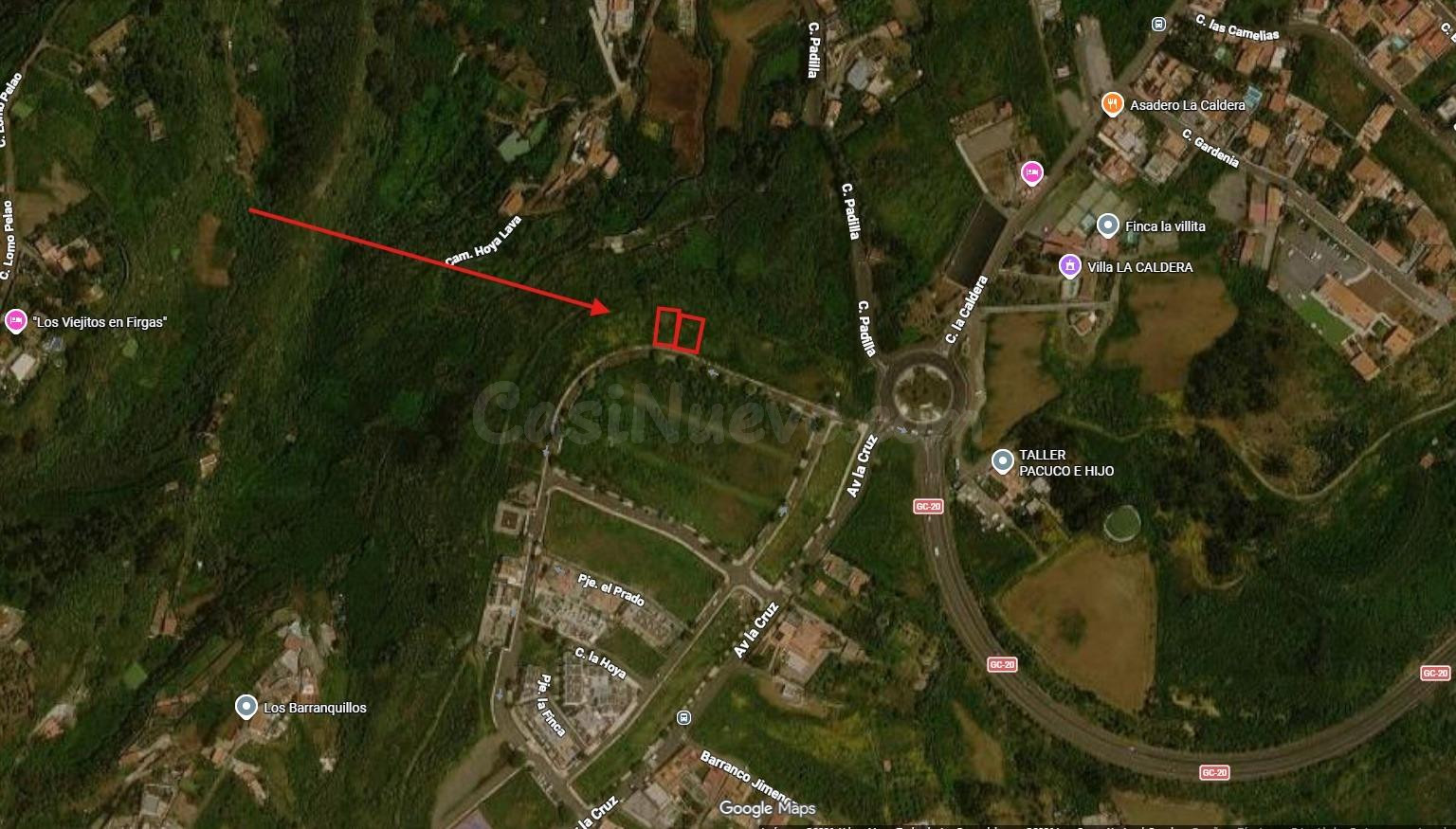 Terreno urbano en venta en Lugar Llanos de la Cruz, Firgas
