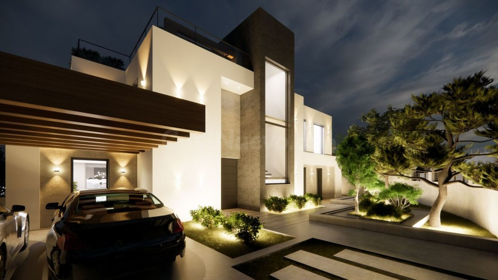 VILLA DE LUJO VANGUARDISTA EN ELVIRIA: Vistas al Mar, Licencia Concedida y Pago a tu Medida junto a Santa María Golf