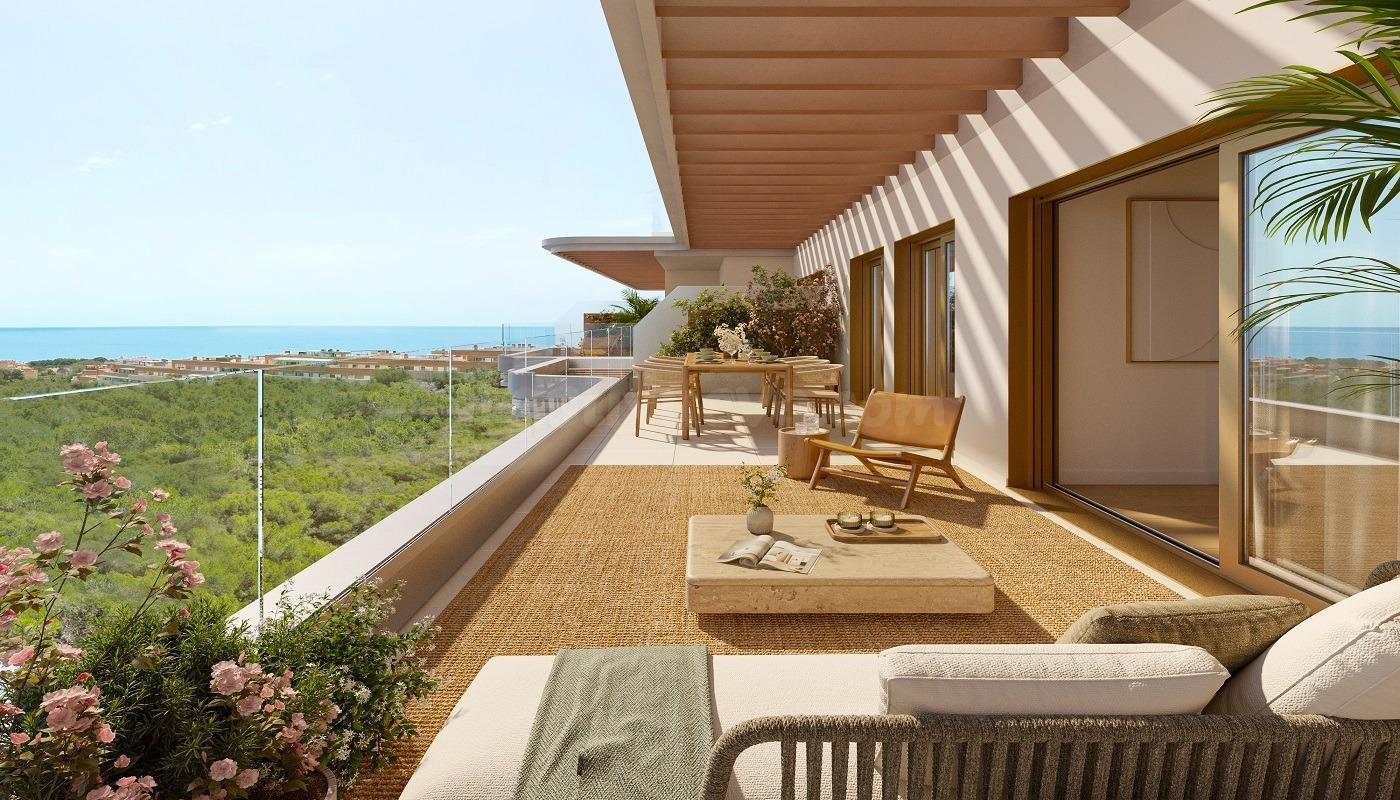Atico con terraza y vistas al mar en El Pinillo - Torremolinos