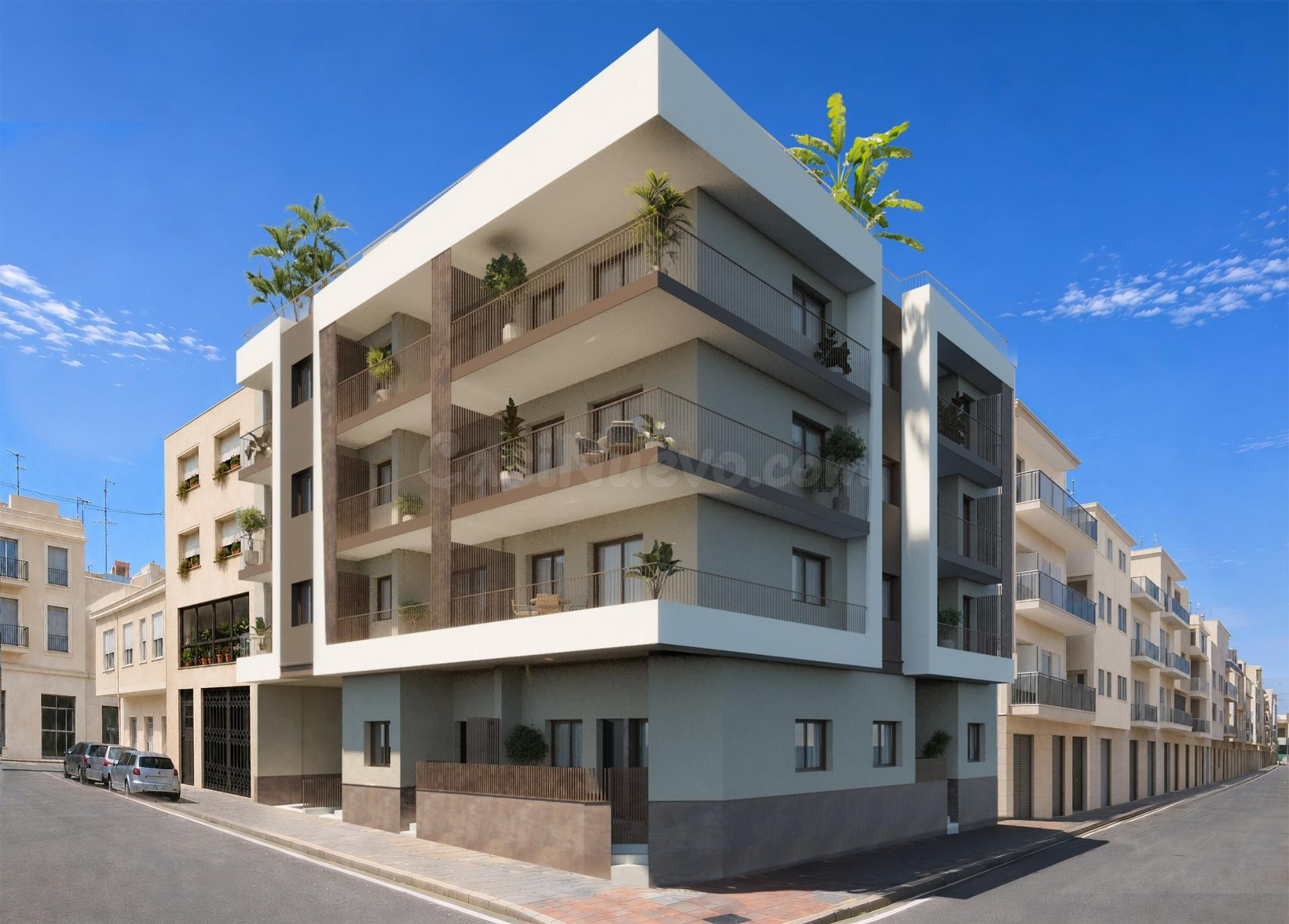 Apartamentos de nueva construcción en el corazón de Santa Po