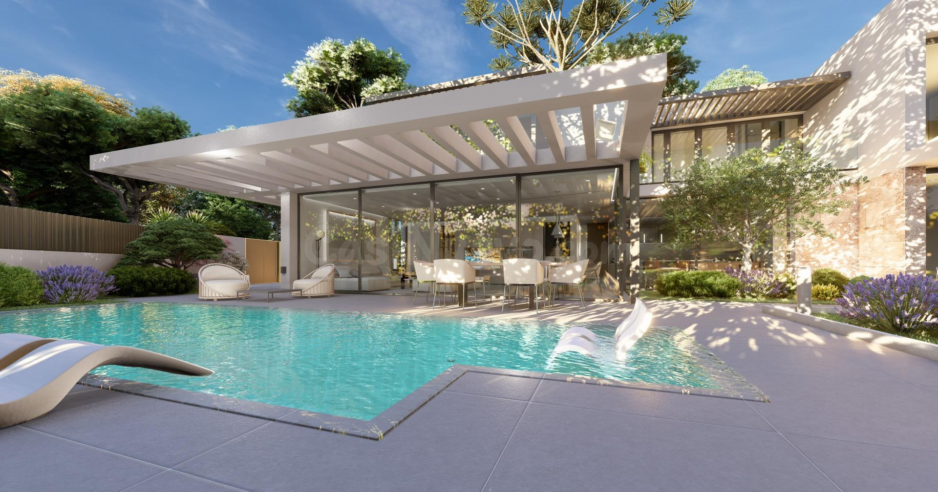 ^**^EXCLUSIVO CHALET DE DISEÑO EN CONSTRUCCIÓN AL 30% CON PISCINA EN LAS ROZAS^**^