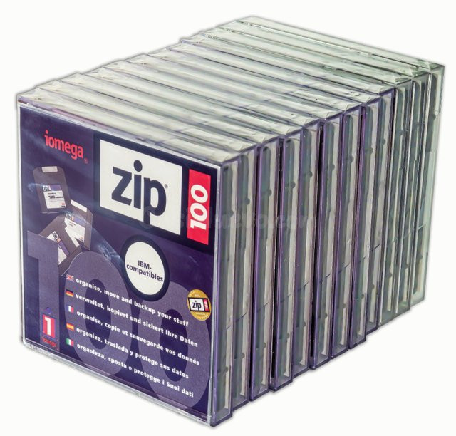 Lotes disquetes Iomega ZIP 100MB Zaragoza - 7 unidades originales
