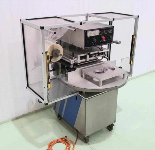 Termoselladora rotativa industrial para envases - Francia