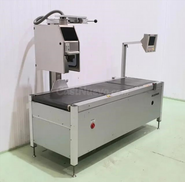 Máquina etiquetadora automática pesadora para envases grandes - Bizherba GV1260