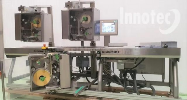 Etiquetadora industrial Bizerba GLM-i para envases hasta 15 kg