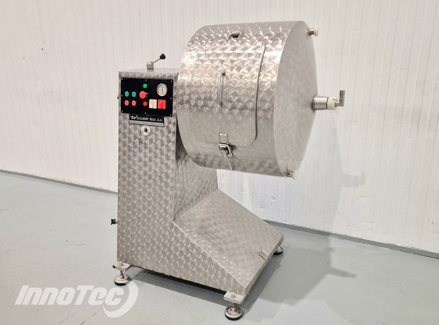 Bombo aspirador Talleres Vall 200L con vacío industrial