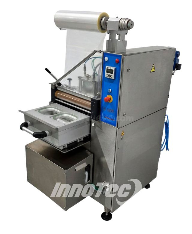 Termoselladora industrial MECA S1000 para bandejas platos Q - Funcionamiento óptimo