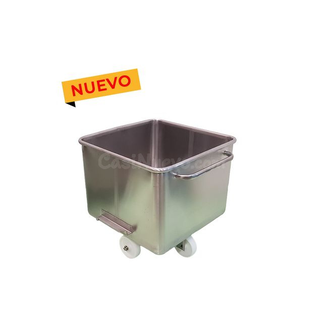 Carros contenedores inoxidables 200L para transporte seguro