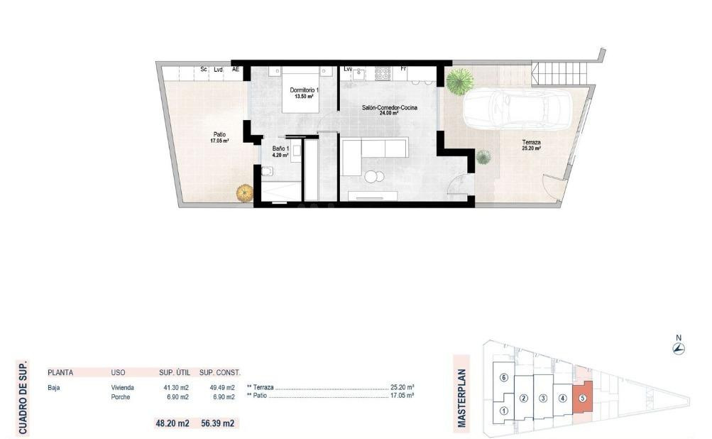Apartamento 2 habitaciones 60m² en venta - Polideportivo - foto 3