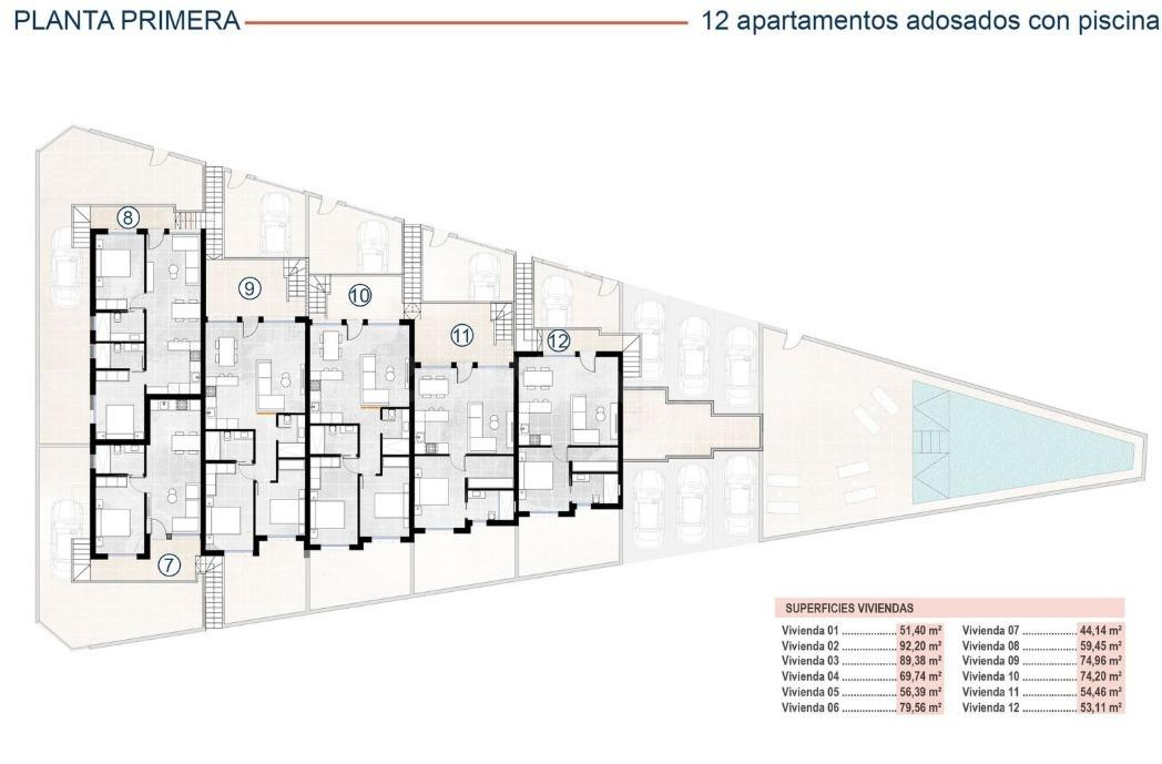Apartamento 2 habitaciones 60m² en venta - Polideportivo - foto 5