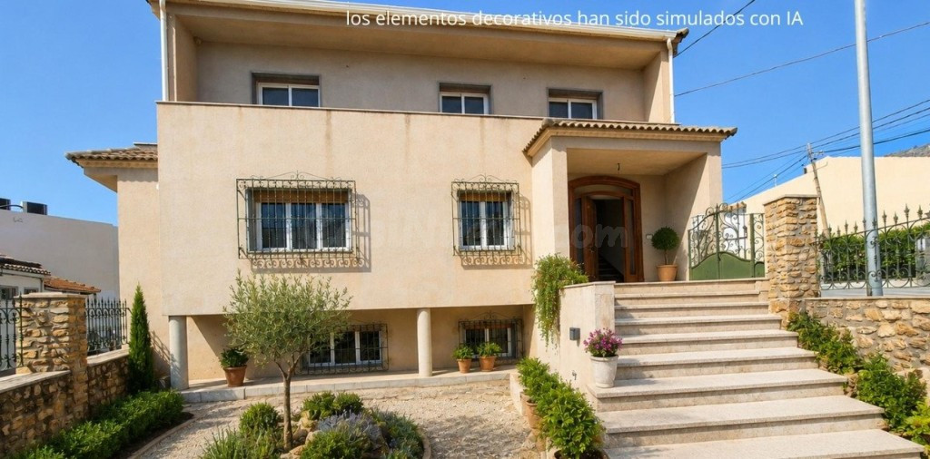 Gran casa de pueblo con finca privada en el corazón de Oria
