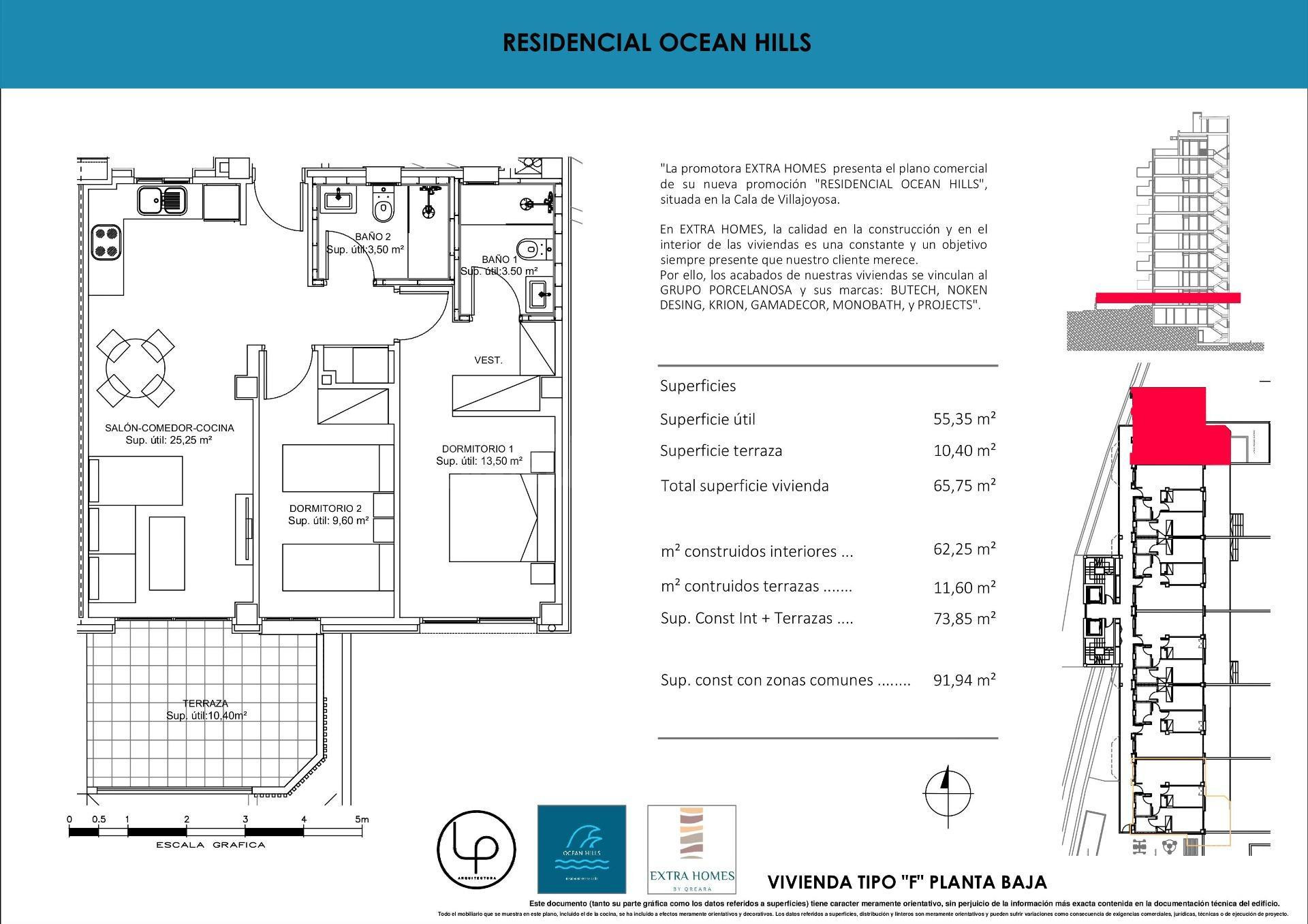 Apartamento 2 habitaciones 62m² en venta - Cala de Finestrat - foto 4